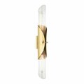 Hudson Valley 2 Light Wall Sconce 3526-AGB